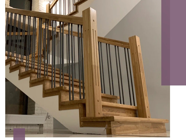 Реставрация деревянных и металлических лестниц в Азове