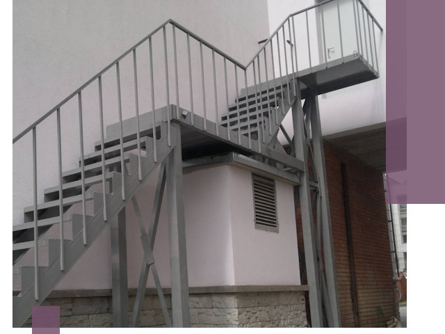 Монтаж пожарных лестниц под ключ в Азове с гарантией качества