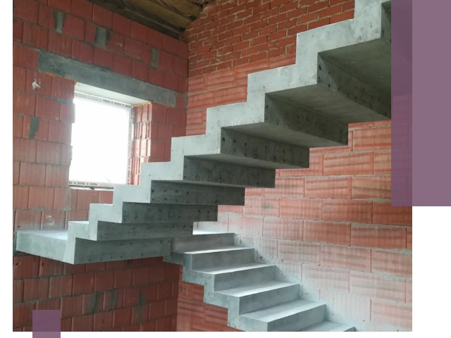 Бетонные лестницы под ключ в Азове: монтаж, демонтаж, ремонт