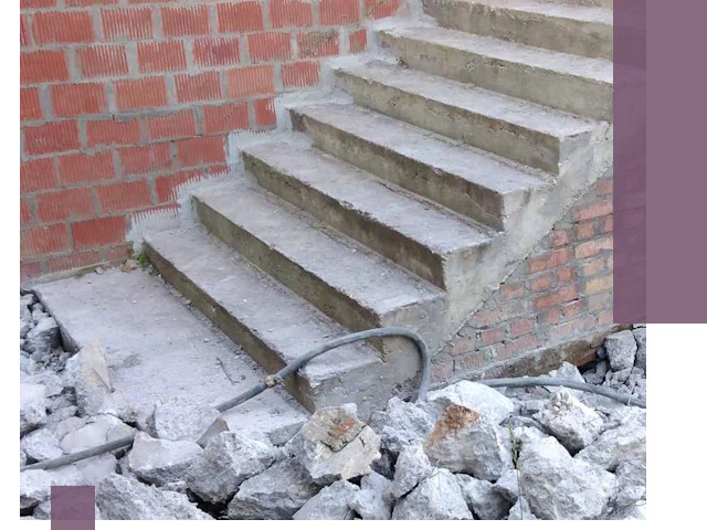 Демонтаж бетонных лестниц в Азове: быстро и безопасно