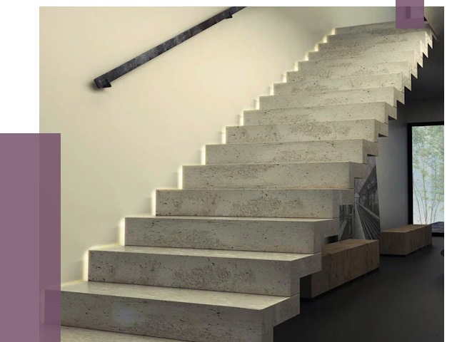 Облицовка бетонных лестниц в Азове от 4621 руб/м2 