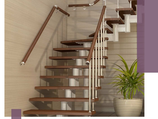 Изготовление модульных лестниц под ключ в Азове