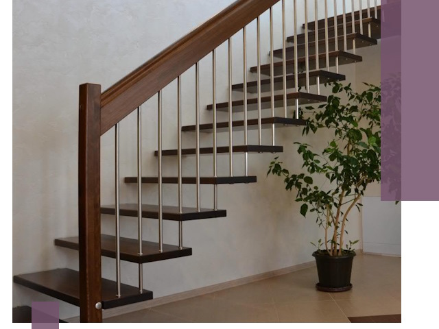 Лестницы на больцах под ключ в Азове – изготовление и монтаж