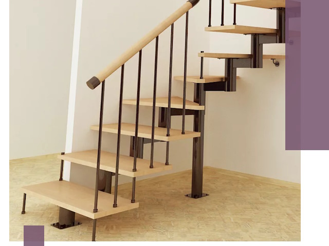 Монтаж лестниц на больцах в Азове — быстро и надежно