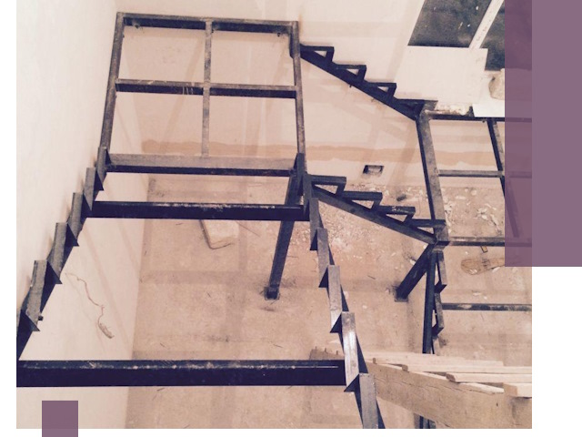 Монтаж лестниц на металлокаркасе в Азове быстро и качественно