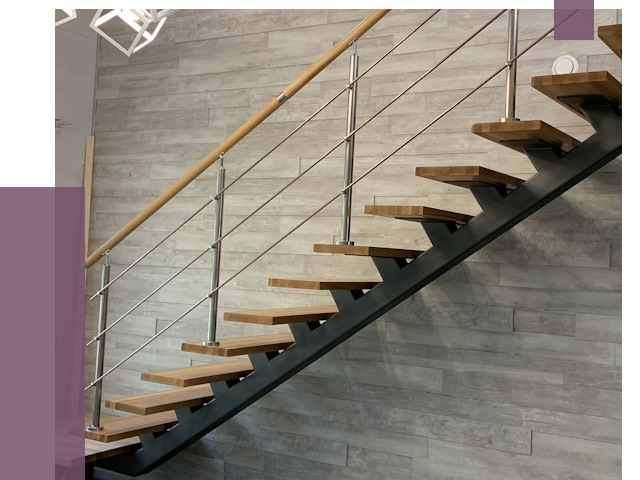 Изготовление лестниц на монокосоуре в Азове от 76504 руб. 