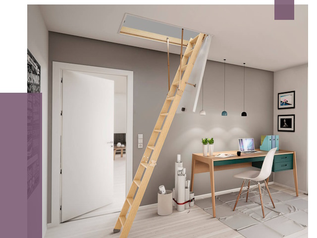 Чердачные лестницы в Азове — от 14633 руб. | ПРОЛЁТ-Азв