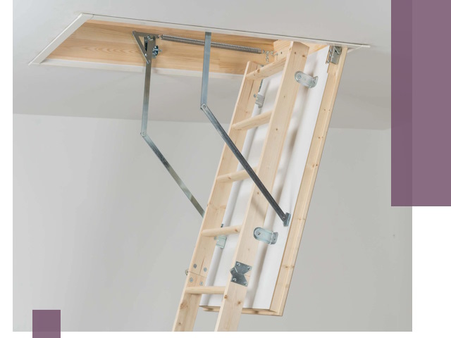 Установка чердачной лестницы под ключ в Азове