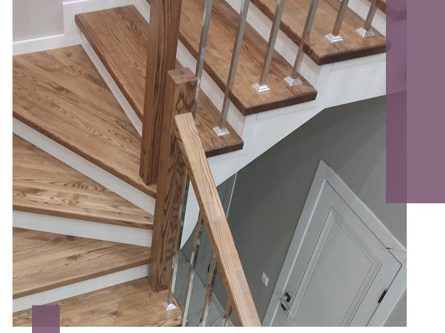 Обшивка металлических лестниц под ключ в Азове