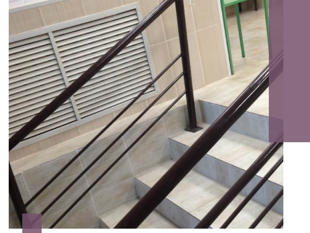 Изготовление перил из металла под ключ в Азове