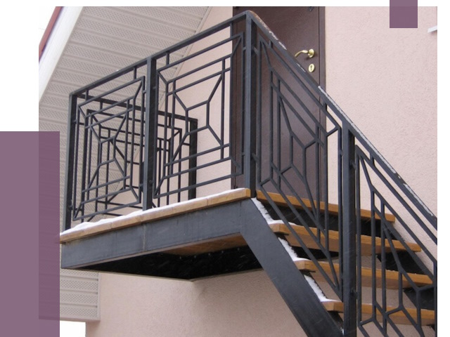 Металлические перила в Азове от 4313 руб.  | ПРОЛЁТ-Азв