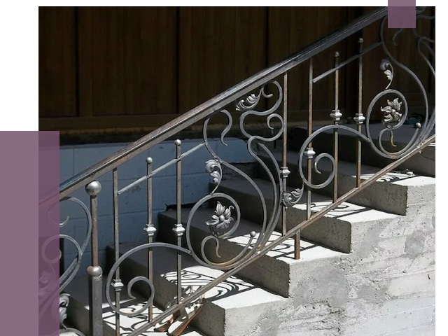 Кованые перила в Азове от 8729 руб. под ключ — качество от ПРОЛЁТ-Азв