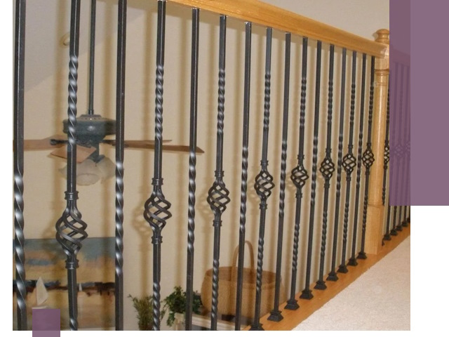 Изготовление и монтаж кованных перил в Азове под ключ
