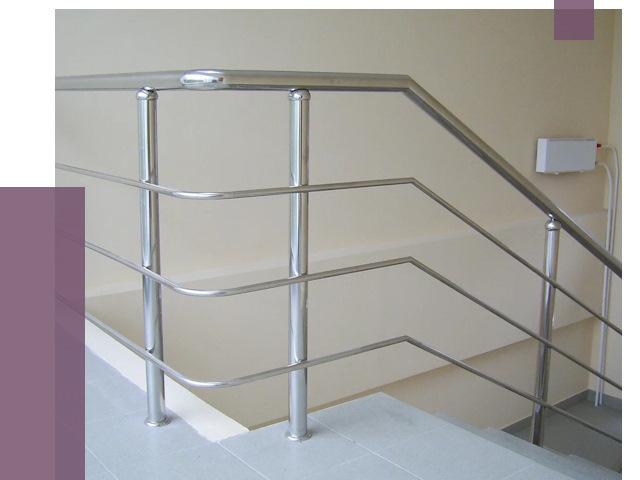 Алюминиевые перила в Азове от 6367 руб. под ключ | ПРОЛЁТ-Азв