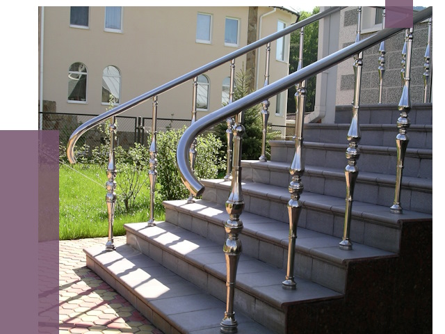 Перила для крыльца в Азове от 10782 руб. — монтаж ПРОЛЁТ-Азв