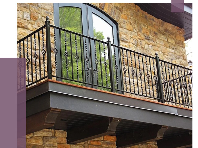 Балконные ограждения в Азове от 8061 руб. — купить | ПРОЛЁТ-Азв