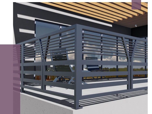 Изготовление балконных ограждений в Азове от 10782 руб. | ПРОЛЁТ-Азв