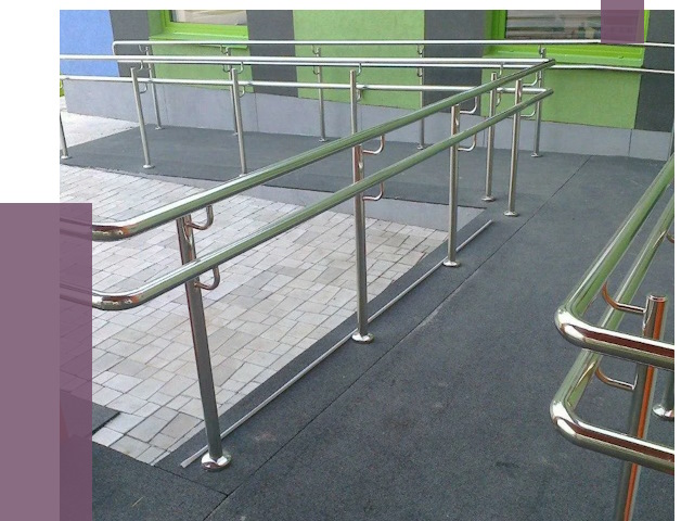 Ограждения пандусов в Азове от 4364 руб. монтаж | ПРОЛЁТ-Азв