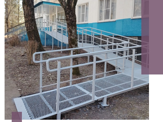 Пандусы под ключ в Азове: изготовление, монтаж и демонтаж