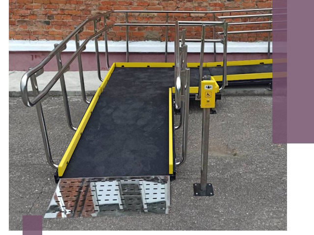 Изготовление наклонных пандусов для инвалидов в Азове