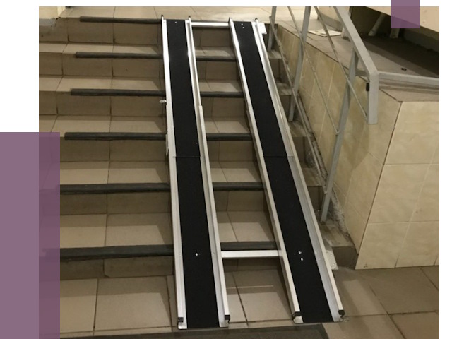 Установка пандуса в подъезд в Азове от 8010 руб. под ключ | ПРОЛЁТ-Азв