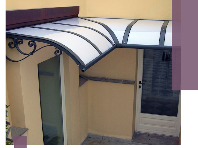 Монтаж козырьков любой сложности в Азове под ключ