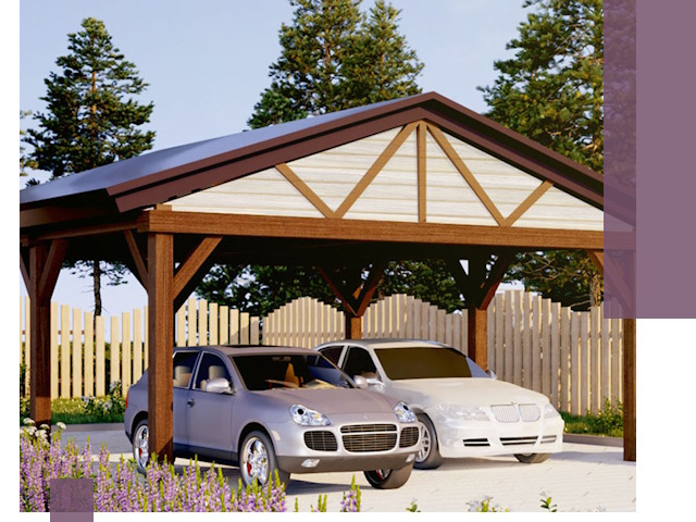 Навесы для автомобиля в Азове — изготовление и монтаж