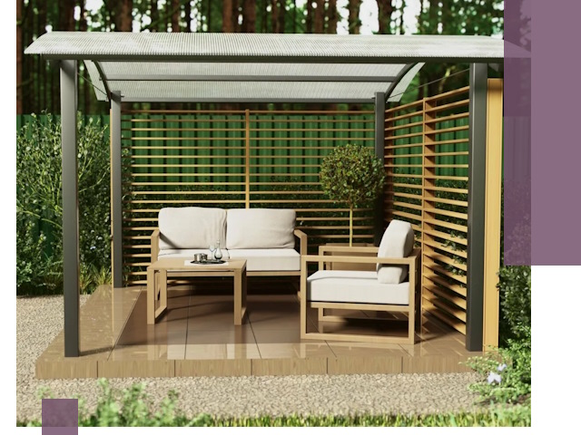 Навесы для дачи в Азове: изготовление, монтаж и демонтаж