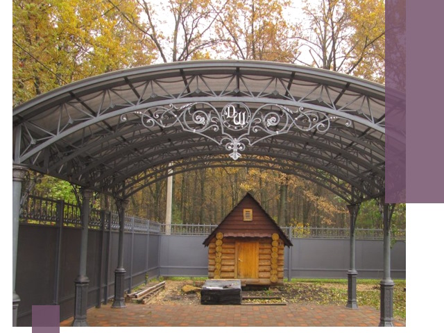 Кованые навесы премиум-класса под заказ в Азове