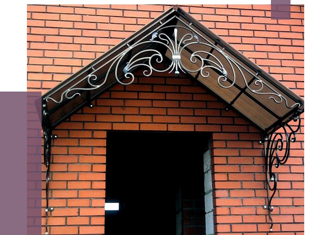 Металлические козырьки в Азове от 10731 руб. 