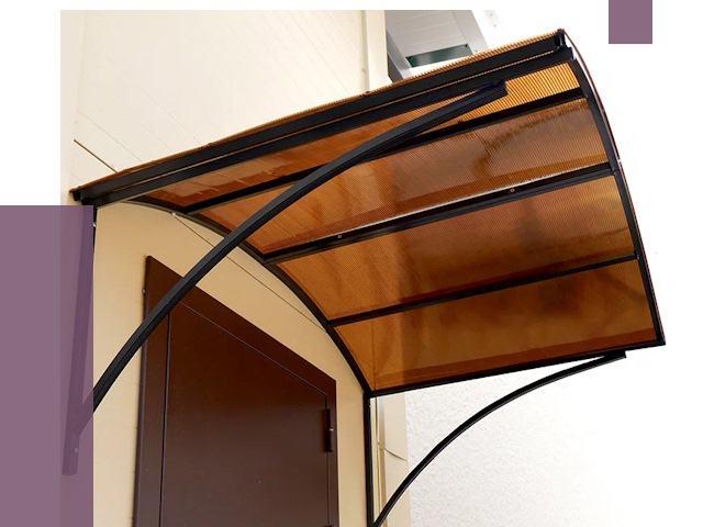 Недорогие козырьки в Азове от 7620 руб.  | ПРОЛЁТ-Азв