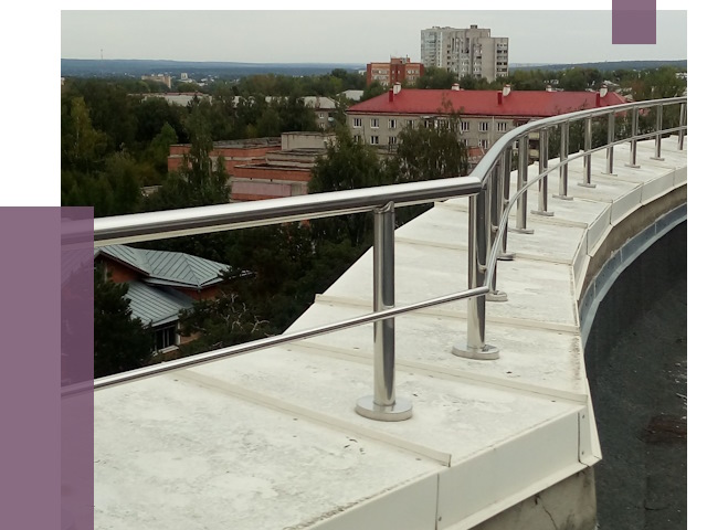 Парапеты и ограждения кровли в Азове от 4980 руб.