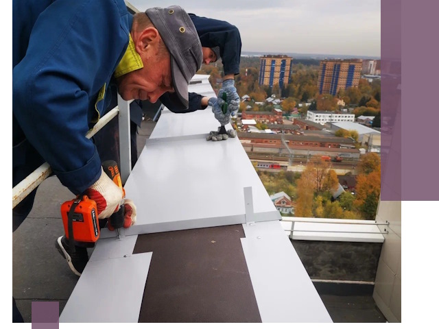 Монтаж парапетов в Азове — установка прочных металлических ограждений