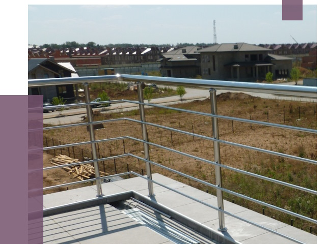 Парапеты из нержавеющей стали в Азове от 8010 руб. за м² | ПРОЛЁТ-Азв