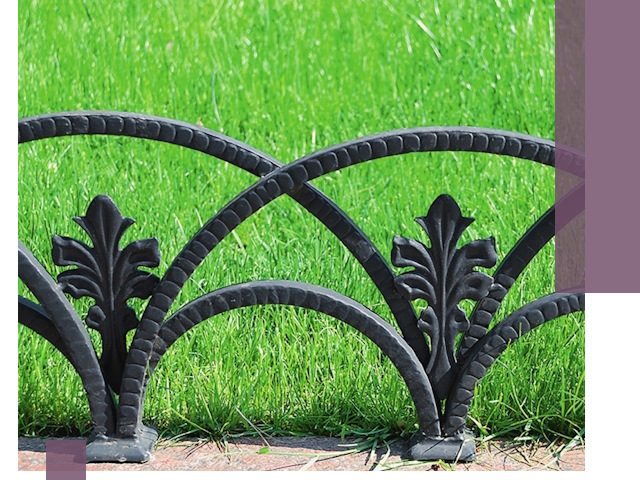 Декоративные металлические бордюры под ключ в Азове