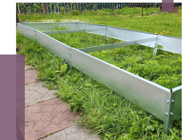 Металлические бордюры для грядок в Азове от 1797 руб. 