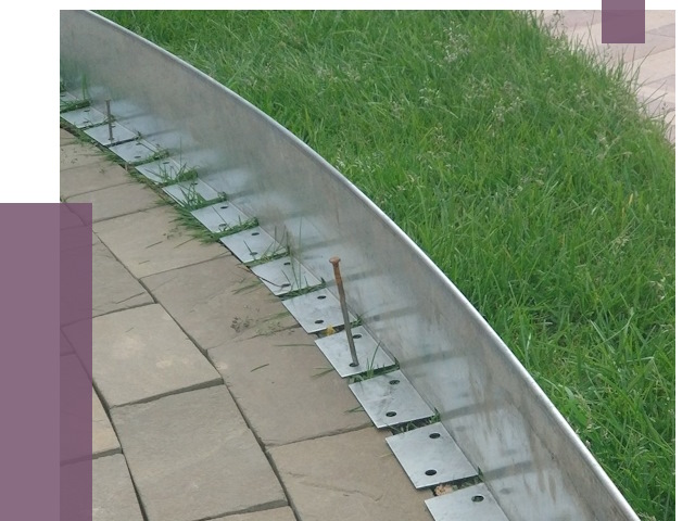 Металлические бордюры для тротуаров в Азове от 8729 руб.