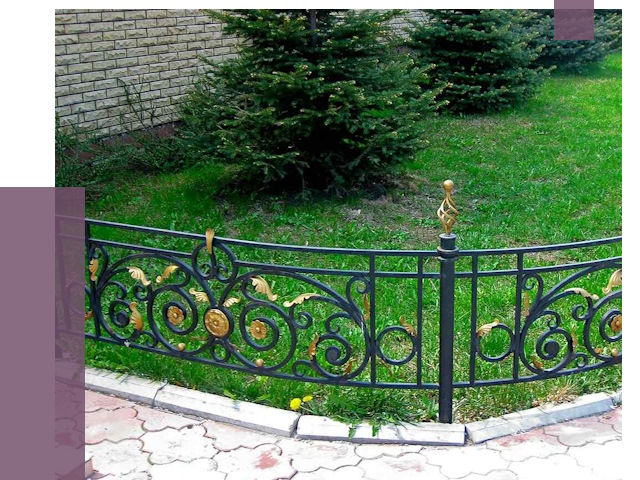Кованые газонные ограждения в Азове от 7650 руб. — ПРОЛЁТ-Азв