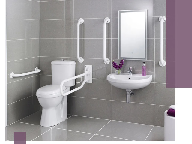 Поручни для санузлов в Азове: установка, ремонт и монтаж