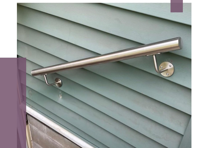 Поручни из нержавеющей стали в Азове от 7702 руб.  | ПРОЛЁТ-Азв