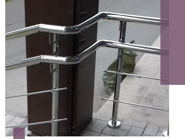 Монтаж поручней из нержавеющей стали в Азове качественно и быстро